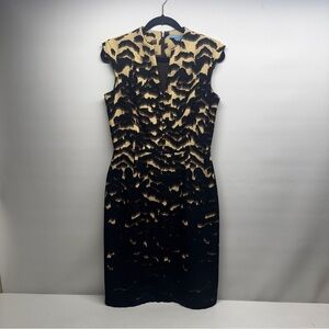 ANTONIO MELANI Elegant Black and brown Dress SIZE 6